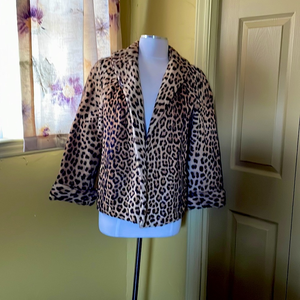 VINTAGE (1950’s) CHEETAH FUR JACKET